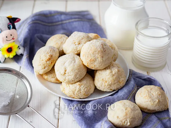 Фото блюда: Творожное печенье без яиц