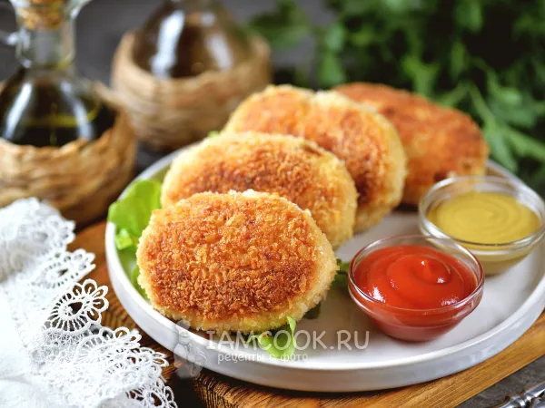 Фото блюда: Котлеты из фарша куриной грудки