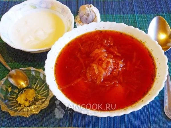 Фото блюда: Борщ диетический за 20 минут