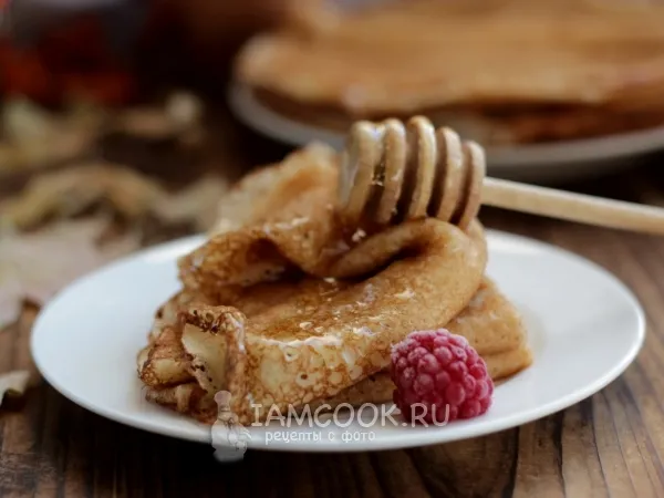 Фото блюда: Дрожжевые блины на кислом молоке