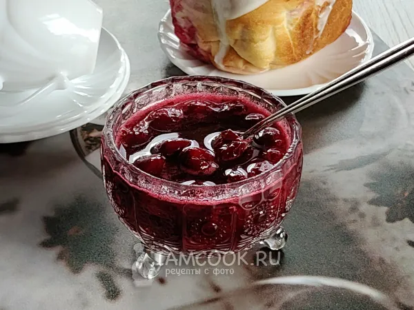 Фото блюда: Вишневое варенье с корицей на зиму