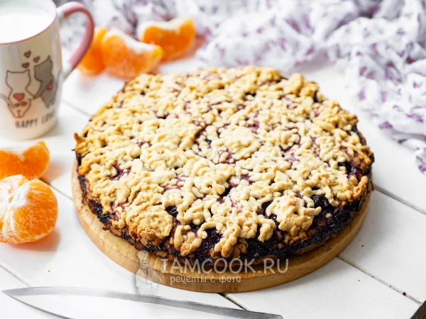 Фото блюда: Кудрявый пирог с вареньем