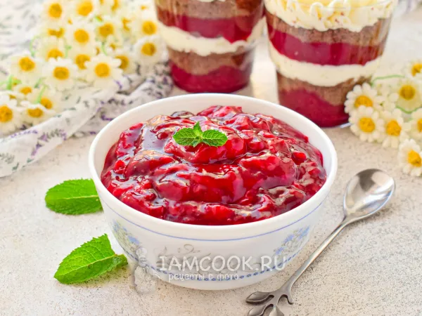 Фото блюда: Конфитюр из вишни с крахмалом
