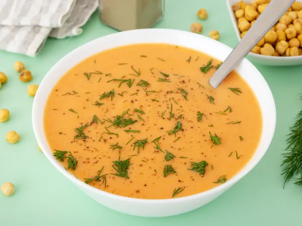 Фото блюда: Морковный суп-пюре со сливками