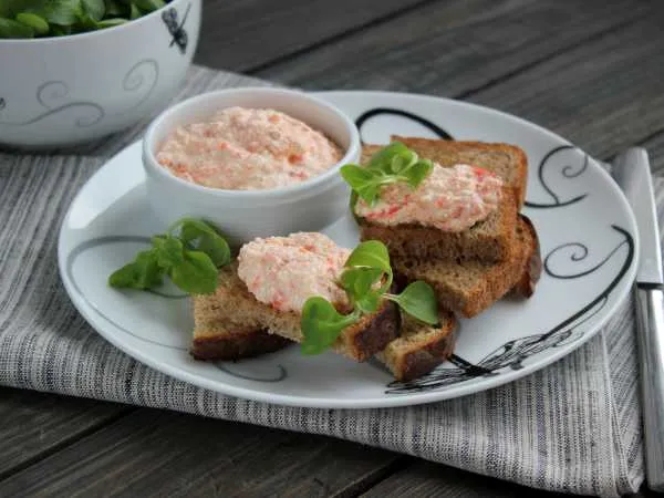 Фото блюда: Закуска из творога и перца