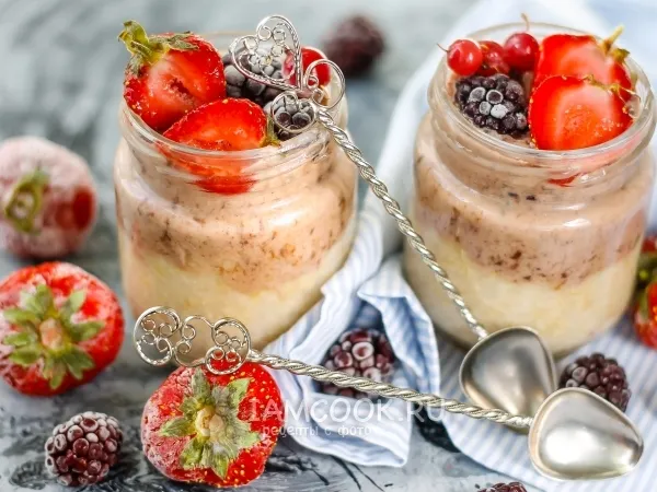 Фото блюда: Шоколадная овсяная каша быстрого приготовления