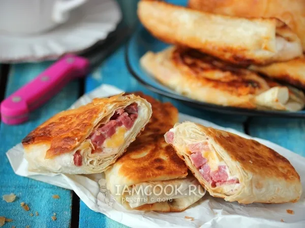 Фото блюда: Бутерброды из лаваша