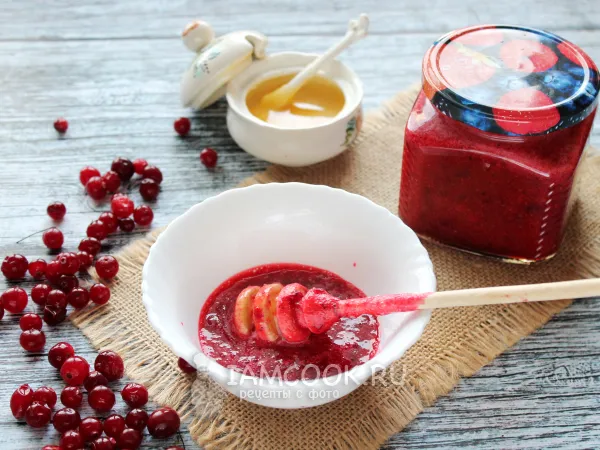Фото блюда: Клюква с медом на зиму