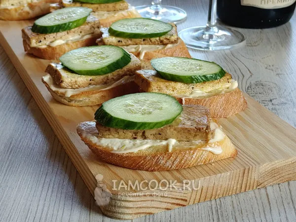 Фото блюда: Бутерброды с тофу