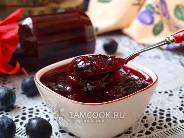 Фото блюда: Варенье из терна без косточек на зиму