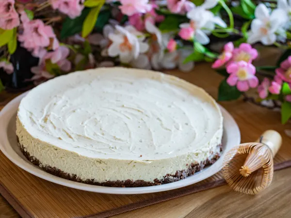 Фото блюда: Чизкейк матча