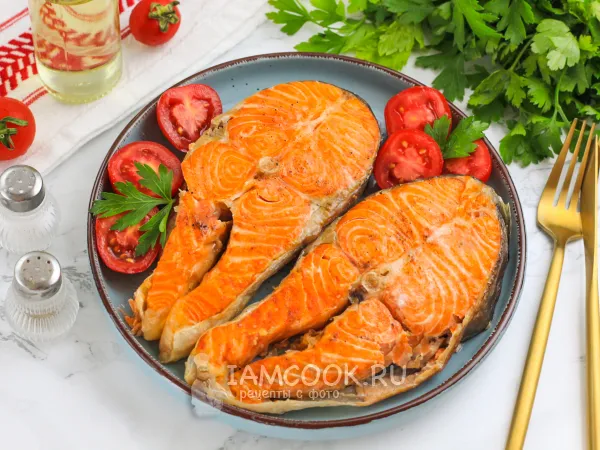 Фото блюда: Семга в аэрогриле