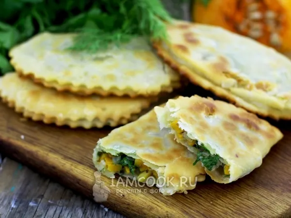 Фото блюда: Постные чебуреки