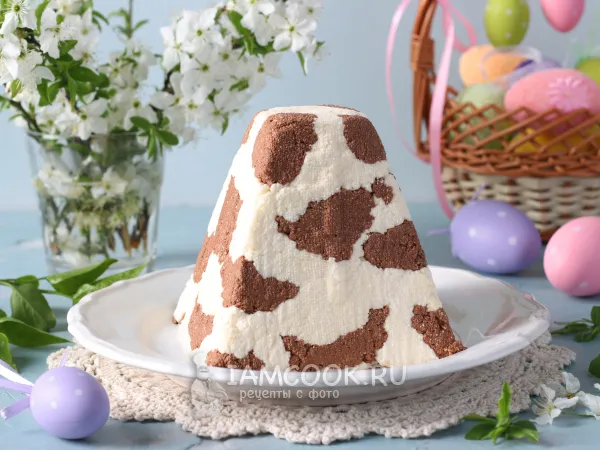 Фото блюда: Творожная пасха «Буренка»