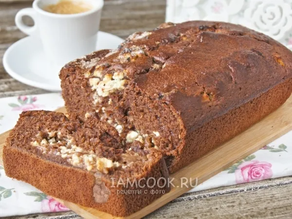 Фото блюда: Шоколадный пирог с творогом