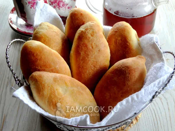 Фото блюда: Пирожки с капустой и колбасой