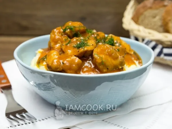 Фото блюда: Классический гуляш из свинины