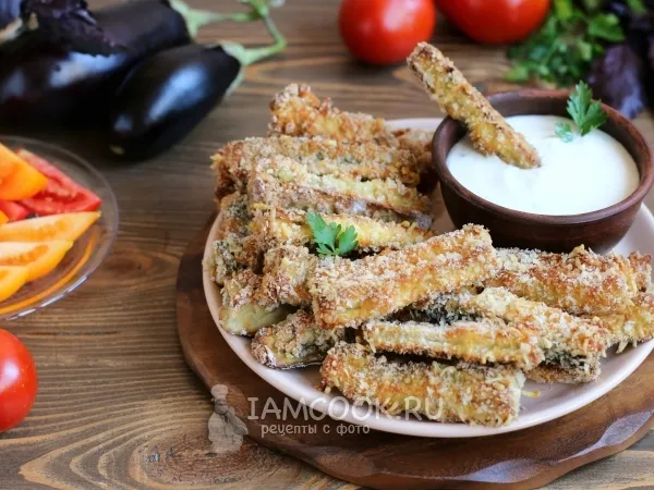 Фото блюда: Баклажаны в кляре в духовке