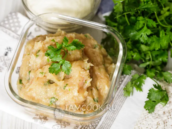 Фото блюда: Начинка для пирога из куриной грудки