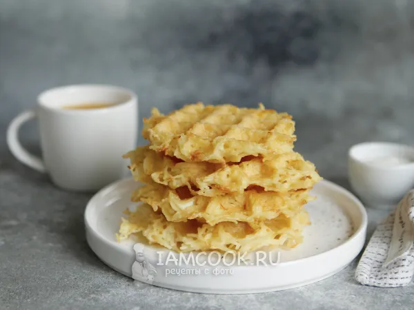 Фото блюда: Вафли из макарон