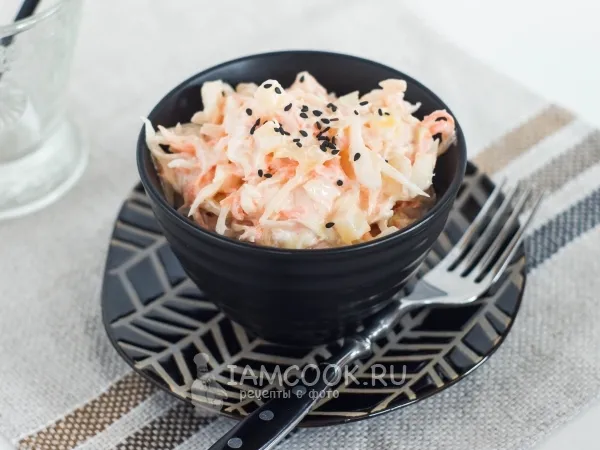 Фото блюда: Салат «Коулсло» с ананасами