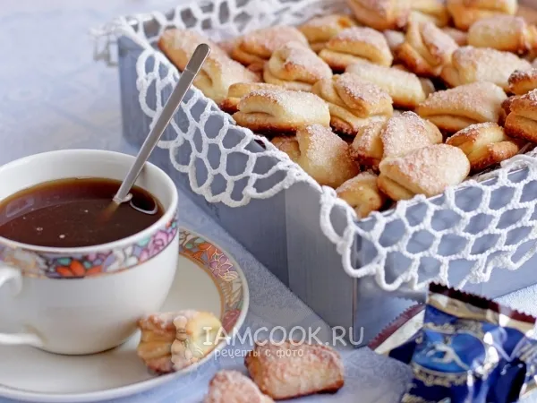 Фото блюда: Творожное печенье «Уголки»