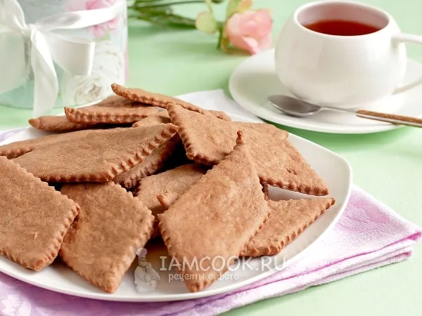 Фото блюда: Сливочное шоколадное печенье