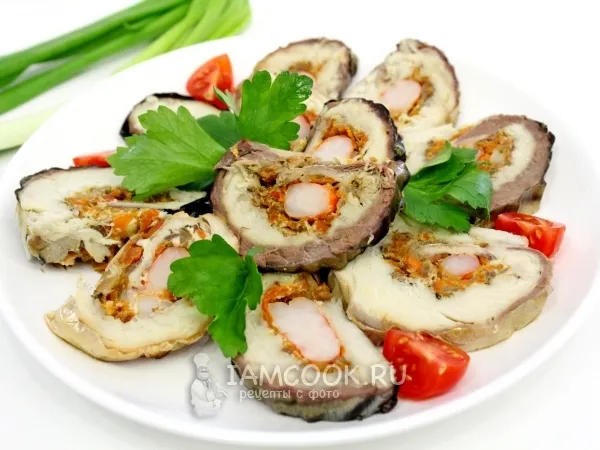 Фото блюда: Рулет из скумбрии