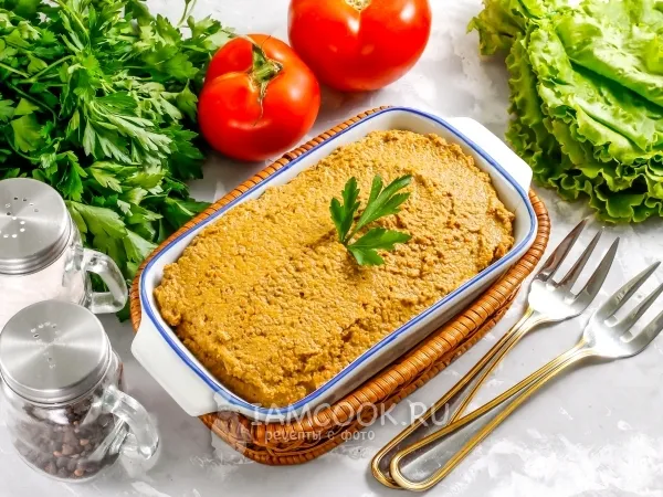 Фото блюда: Паштет из свиной печени с морковью