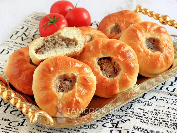 Фото блюда: Беляши из дрожжевого теста в духовке