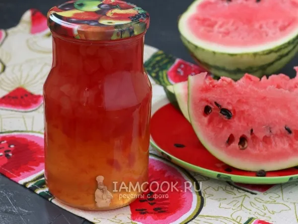 Фото блюда: Арбуз в сиропе на зиму