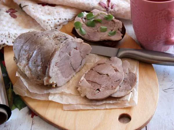 Фото блюда: Буженина из индейки в мультиварке