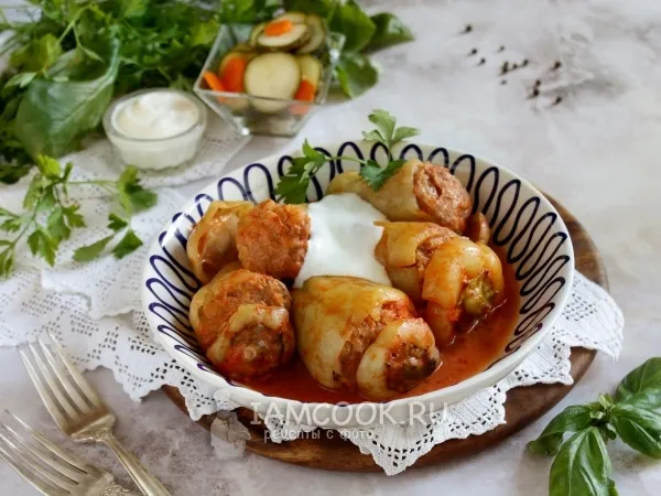 Фото блюда: Фаршированный перец «Белозёрка»