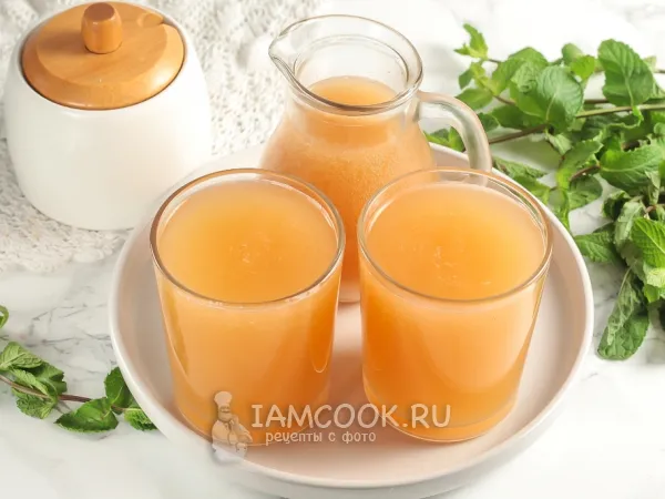 Фото блюда: Квас из березового сока с темным пивом