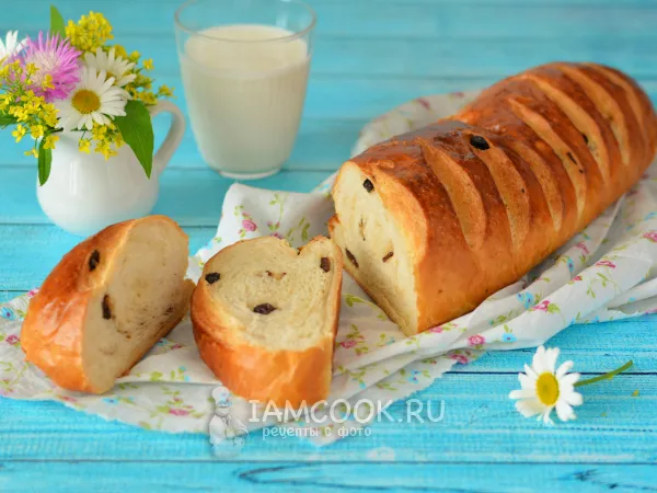 Фото блюда: Батон с изюмом