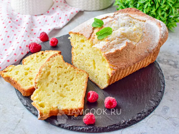 Фото блюда: Творожный кекс с маскарпоне