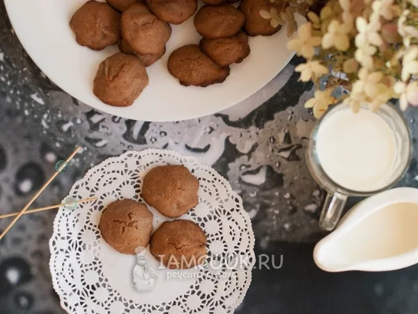 Фото блюда: Ржаное печенье с шоколадом