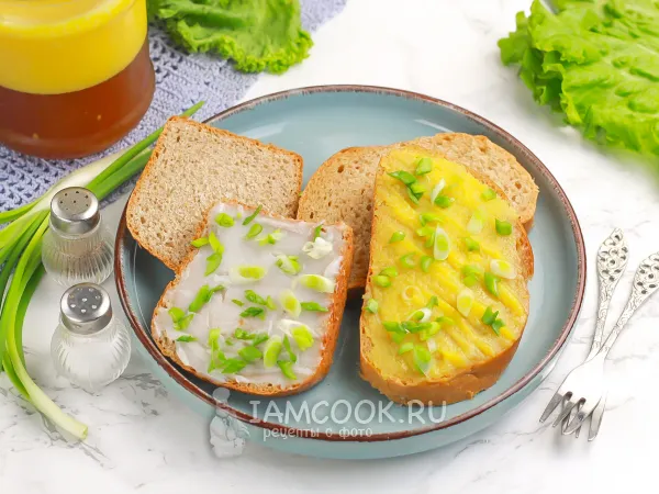 Фото блюда: Бутерброд со смальцем