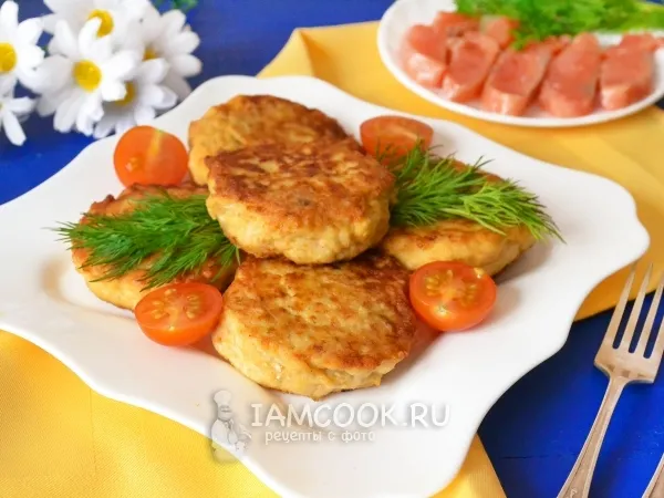 Фото блюда: Рыбные котлеты из брюшек и молоки кеты