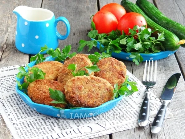 Фото блюда: Котлеты из свежемороженой скумбрии