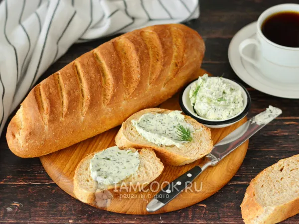 Фото блюда: Батон с отрубями