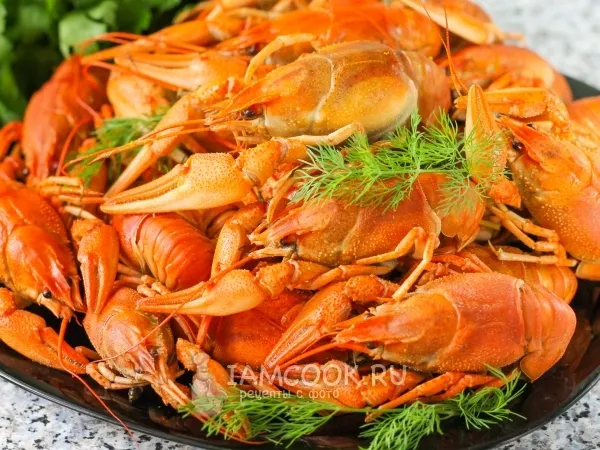 Фото блюда: Вареные раки в мультиварке