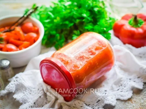 Фото блюда: Лечо без моркови и лука