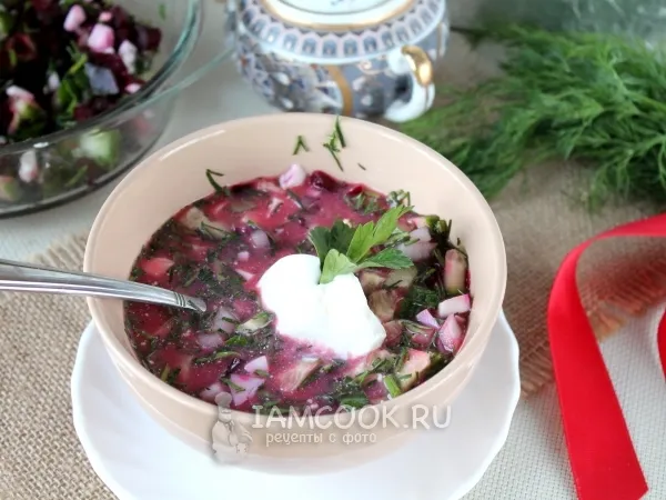 Фото блюда: Свекольник с квасом