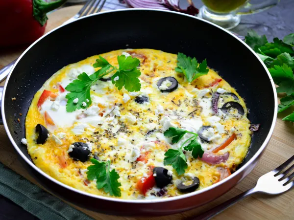 Фото блюда: Омлет по-гречески