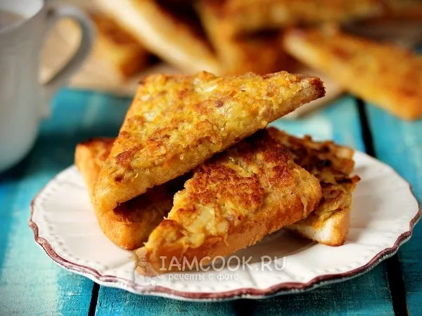 Фото блюда: Бутерброды жареные