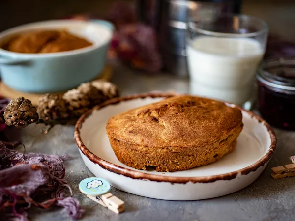 Фото блюда: Постный морковно-банановый кекс