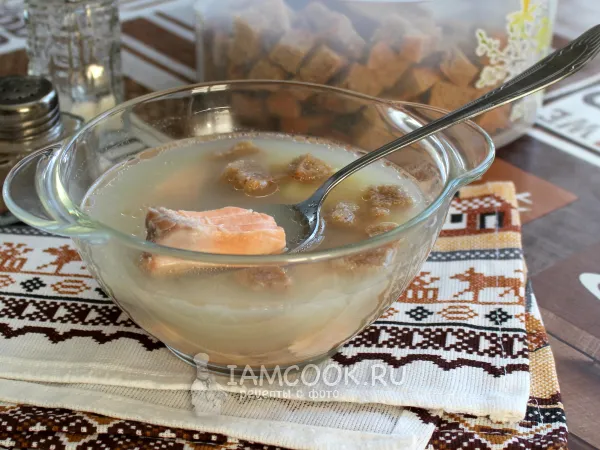 Фото блюда: Уха из лосося