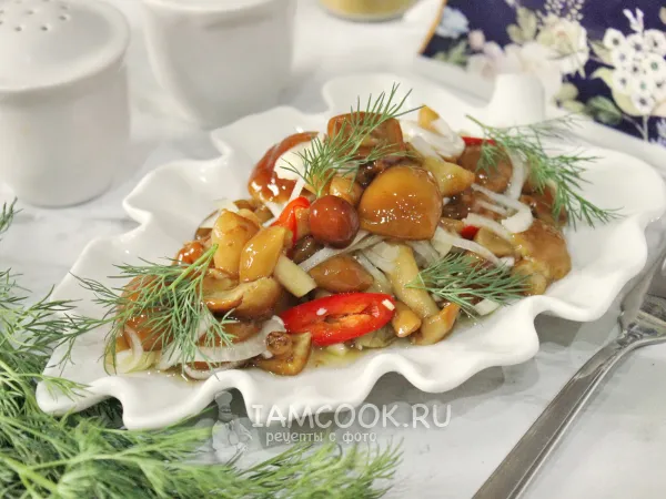 Фото блюда: Опята по-корейски