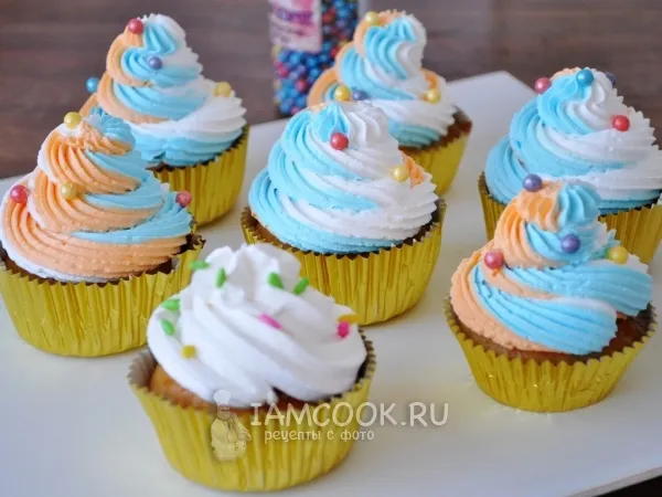 Фото блюда: Капкейки классические